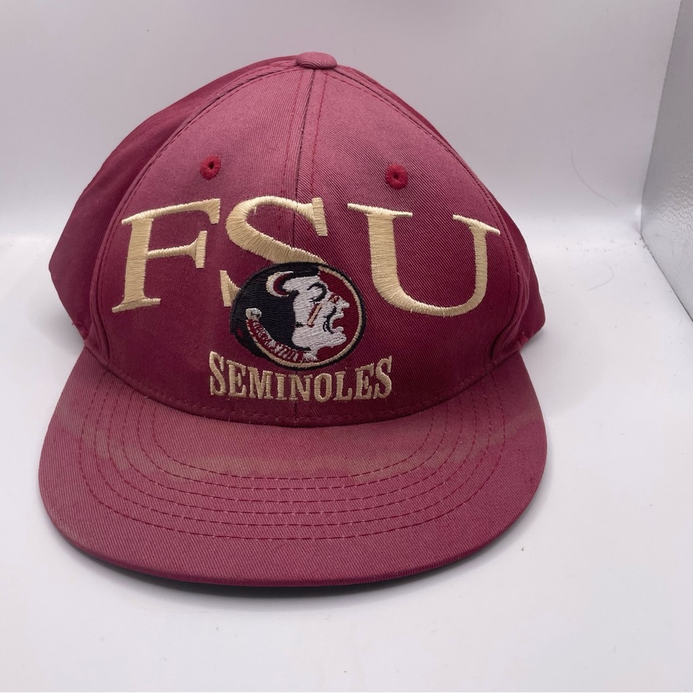 VINTAGE Top Of The World SnapBack FSU FLORIDA STATE UNIVERSITY EMBROIDERED RED
